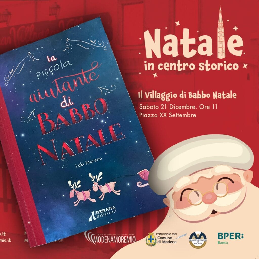 libro per bambini: la piccola aiutante di babbo natale a Modena